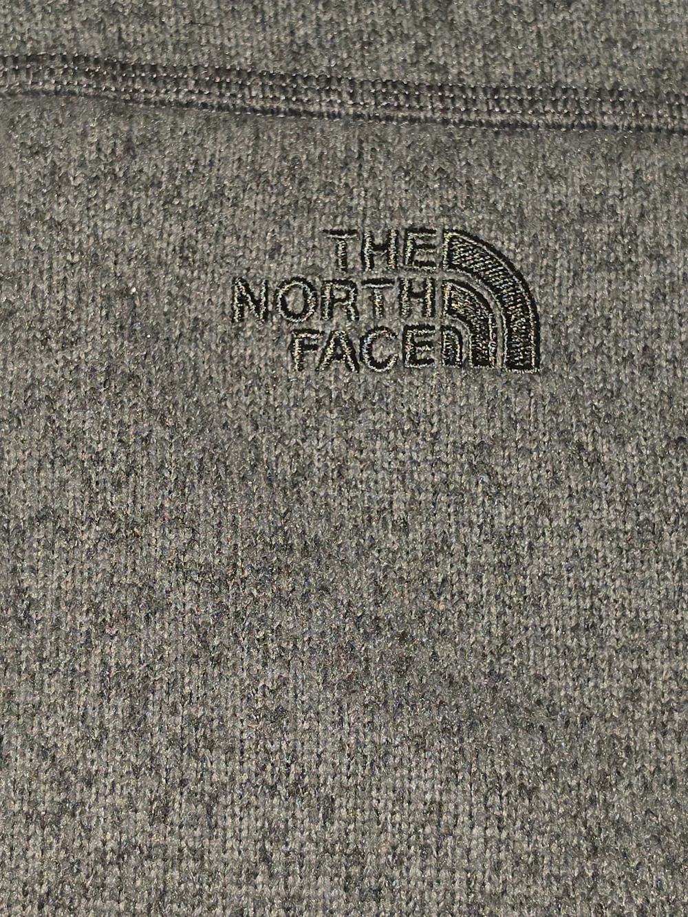 The North Face Boys Dark Gray Full-Zip Fleece Jacket